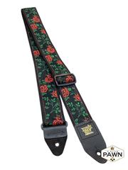 Ernie Ball Classic Jacquard Adjustable Guitar Strap, Spanish Rose #P05318